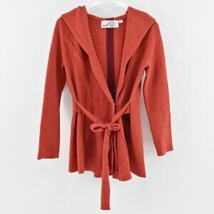 Anthropologie Rust Cardigan Sweater